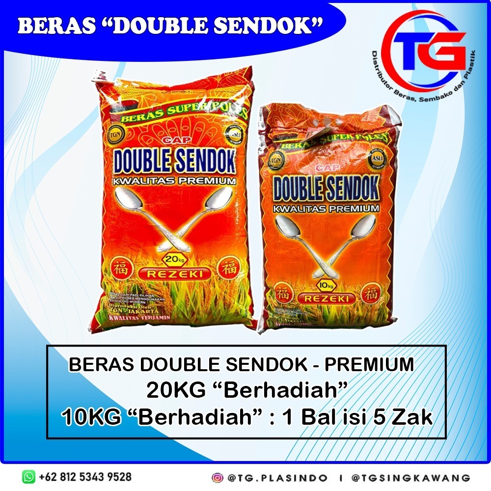 

BERAS DOUBLE SENDOK PREMIUM 10 KG