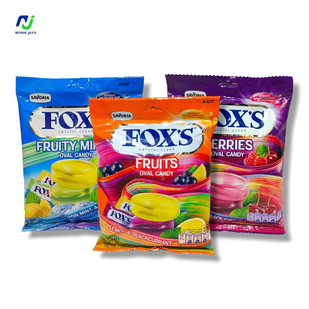 

( PAKET PERMEN HEMAT ) Permen Foxs Oval Candy Paket 6 Pack Isi 50 Pcs@125gr