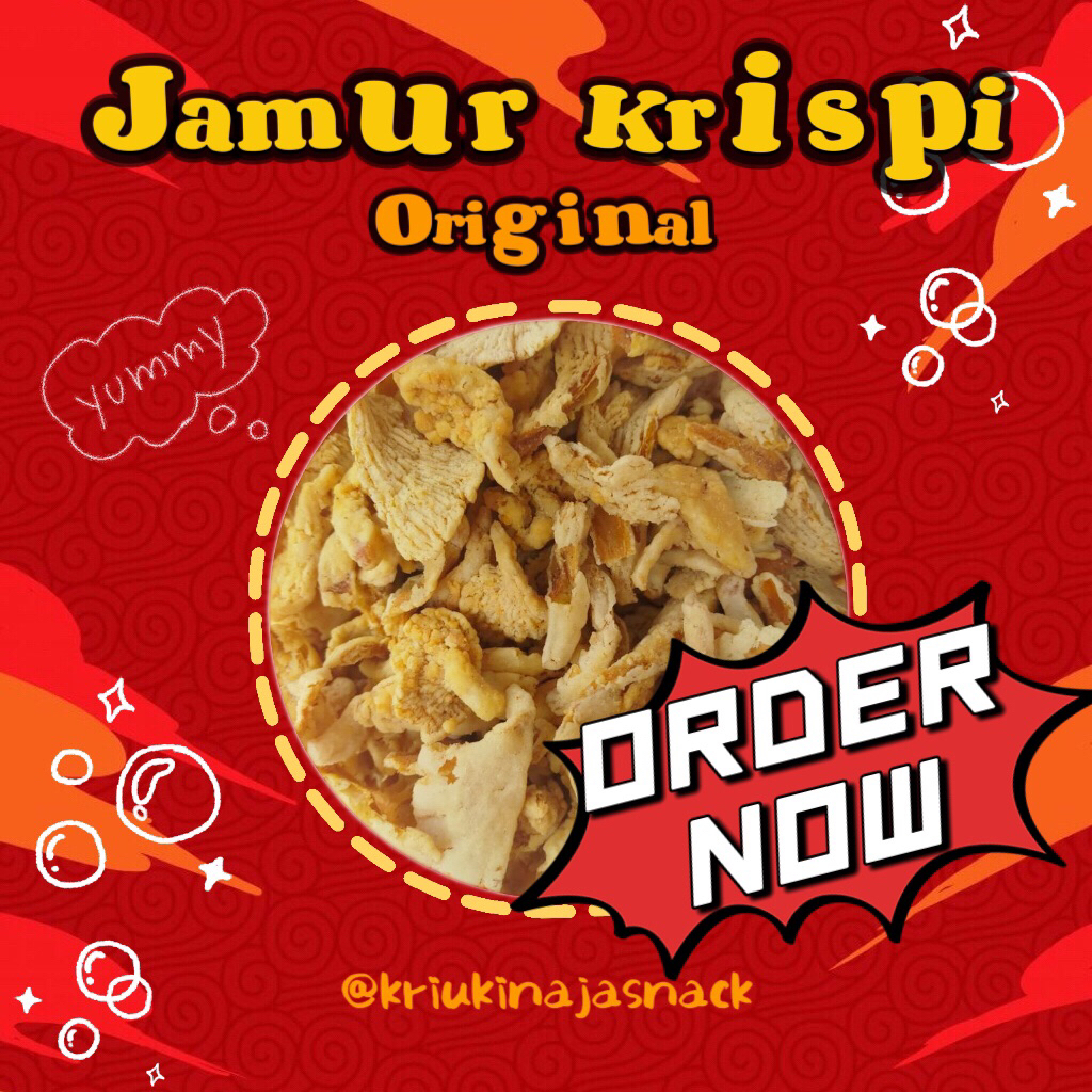 

Jamur Krispi Rasa Original 250g | 500g | 1kg