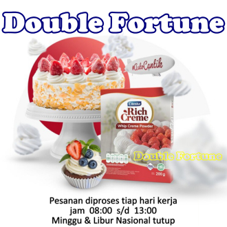 

ELLENKA FIBER WHIP RICH CREME POWDER 200 - 400GR / WHIPPING KRIM BUBUK
