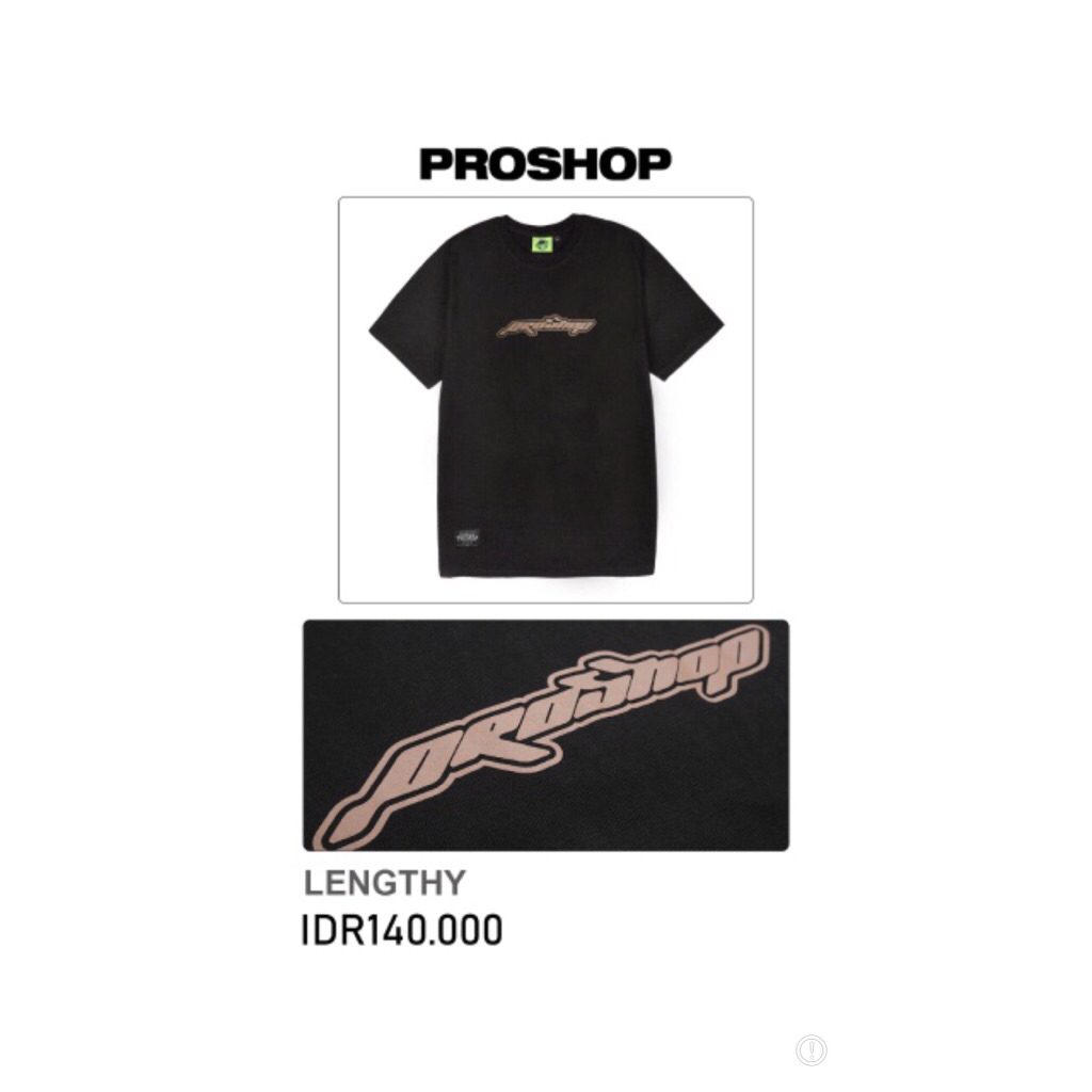 T-shirt proshop, distro bandung