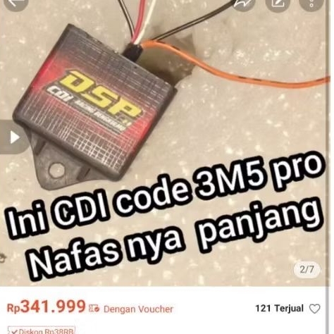 Cdi Motor King 3M5 pro RX RXS RXK RK RX-KING king motor Racing DSP super torsi  tengah ke atas josss