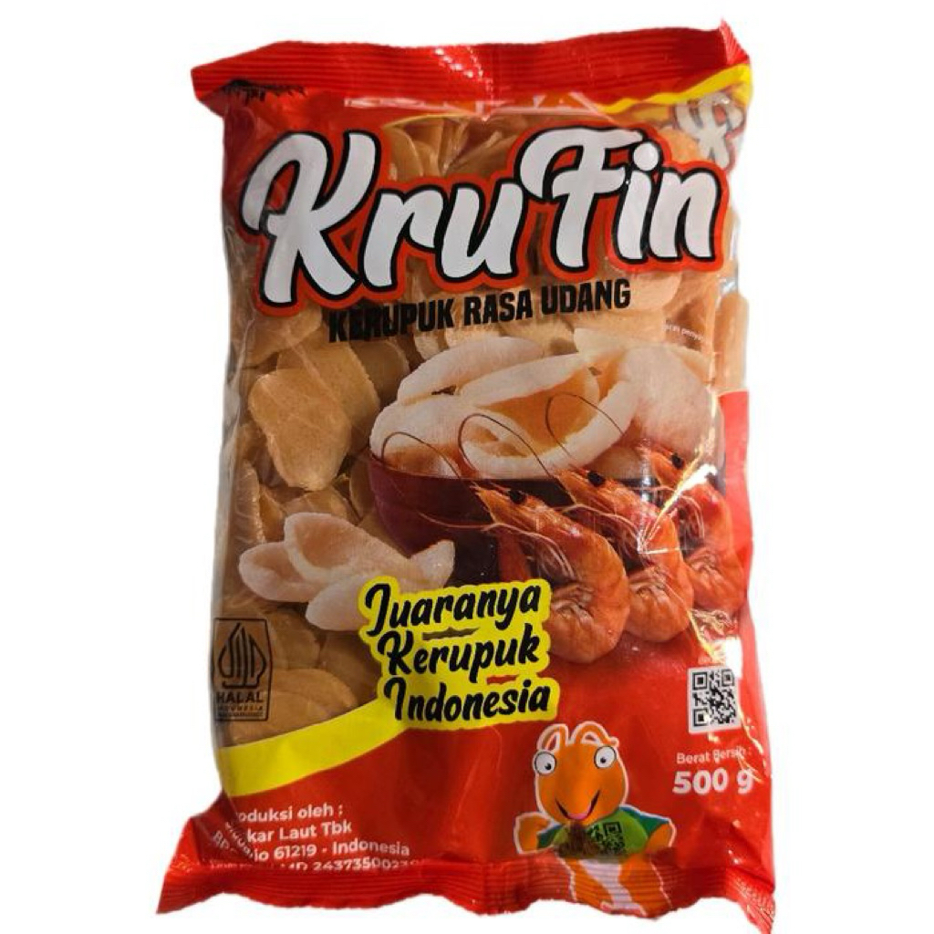 

Kerupuk Udang FINNA Krufin Mentah 500gram