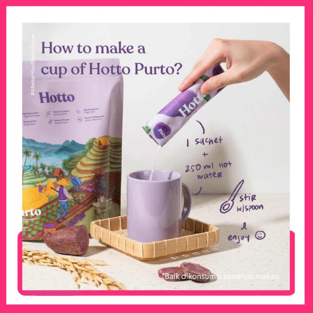 

Hotto Purto Multigrain Oat dengan Ubi Ungu Pouch 16 Sachet