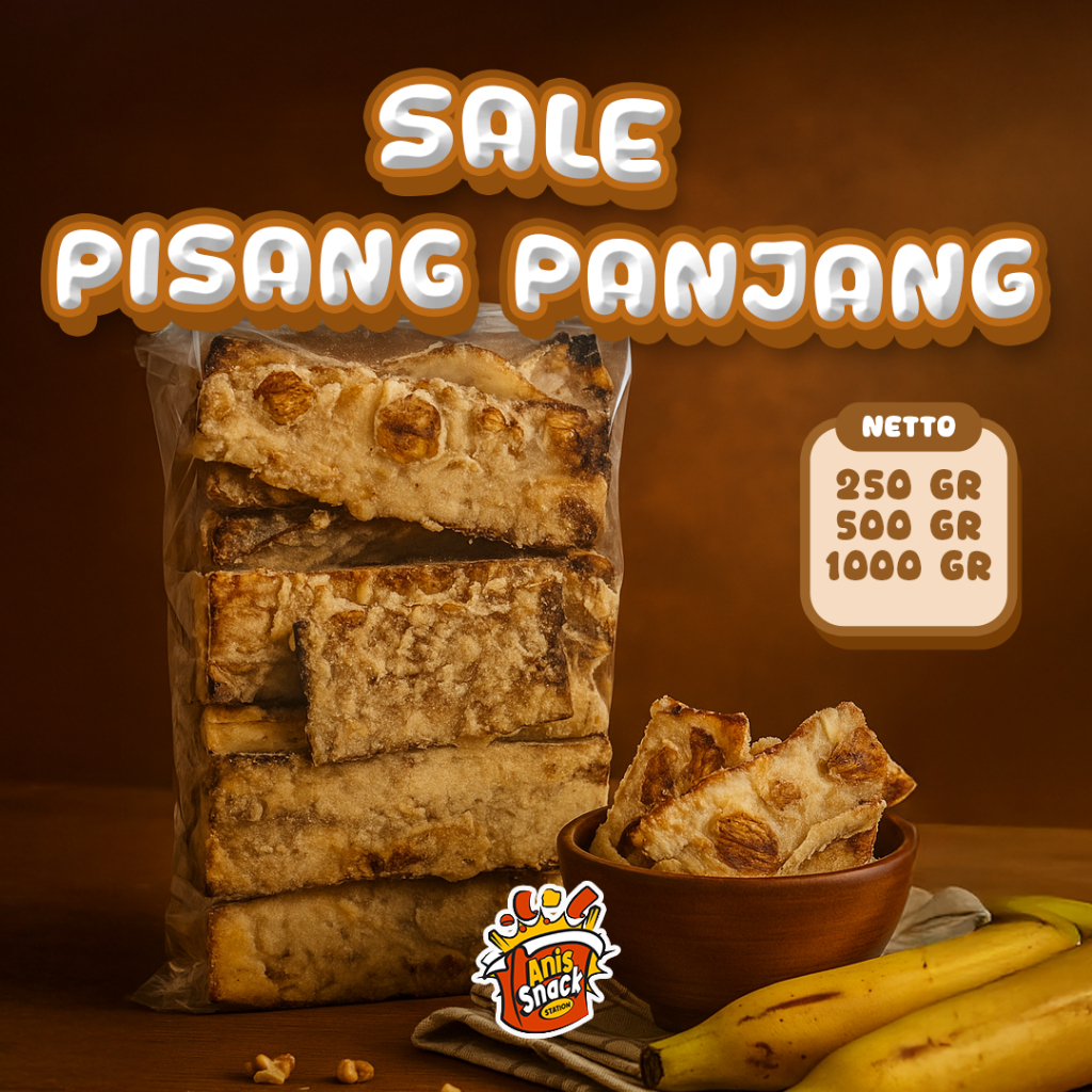 

Sale Pisang Panjang / Sale Pisang Lidah Crispy / Sale Pisang Original