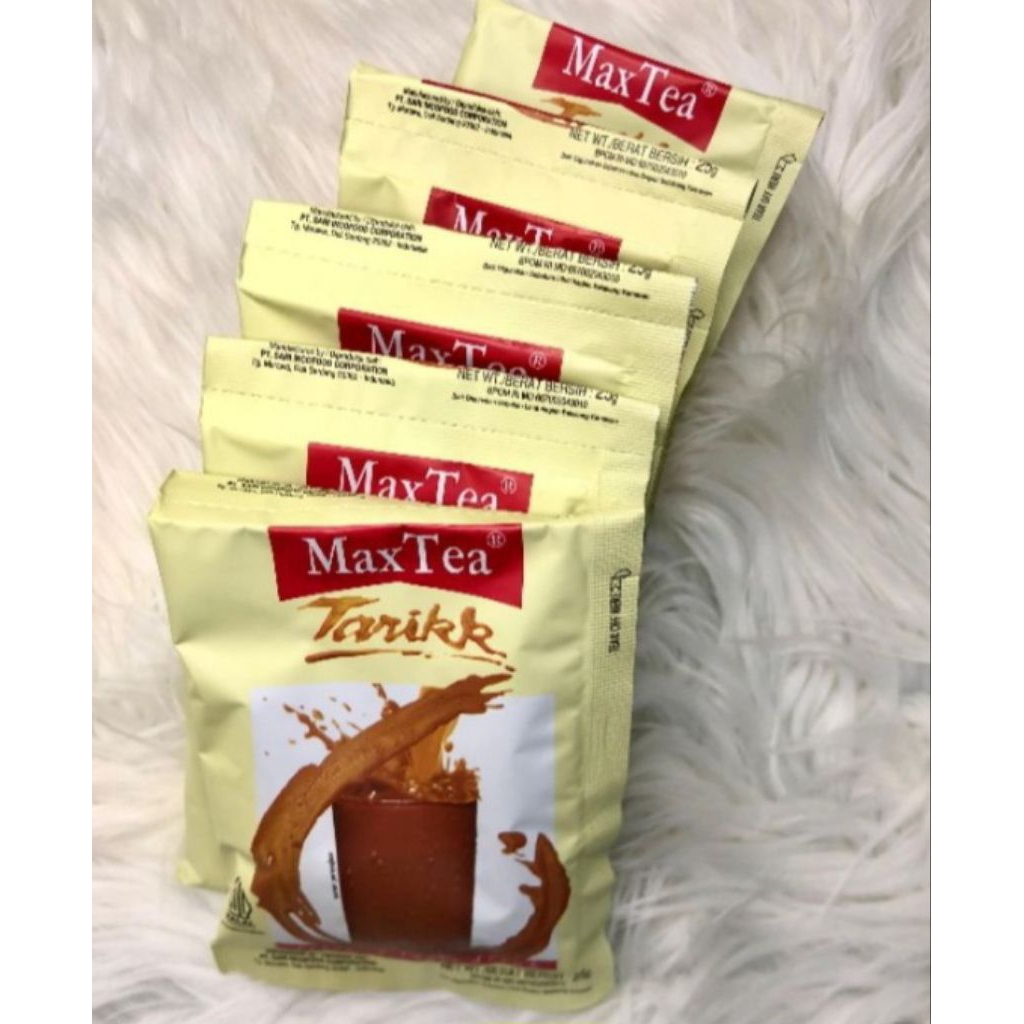 

Max Tea Tarikk 10x 25g/Tea Instan Teh Tarik/Mextea teh tarik per rtg isi 10 bgks