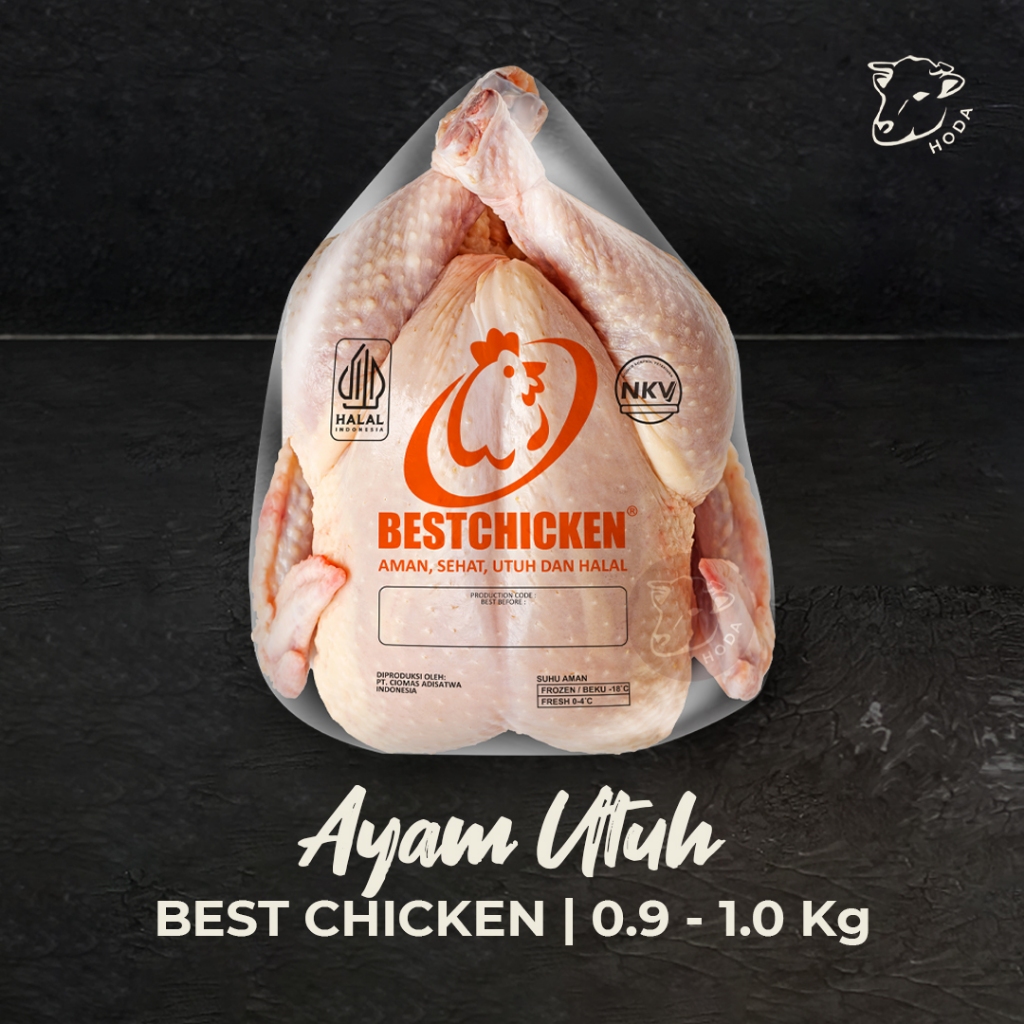 

Best Chicken Ayam Utuh | Ayam Karkas Broiler | 0.9-1.0kg