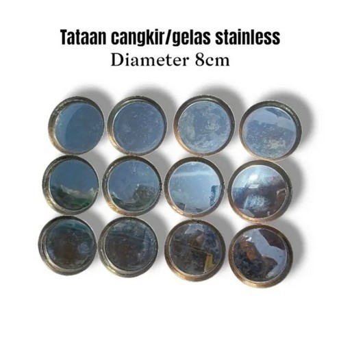 TATAKAN GELAS / TATAKAN GELAS STAINLESS STEEL / TATATAN LEPEK / LEPEK STAINLESS STEEL