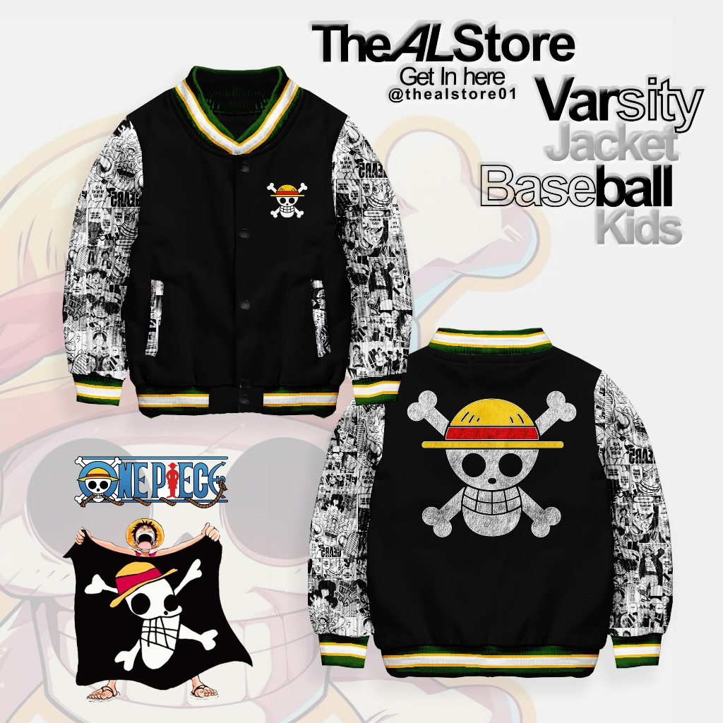 jaket anak varsity /one piece /Embro towel /Limited