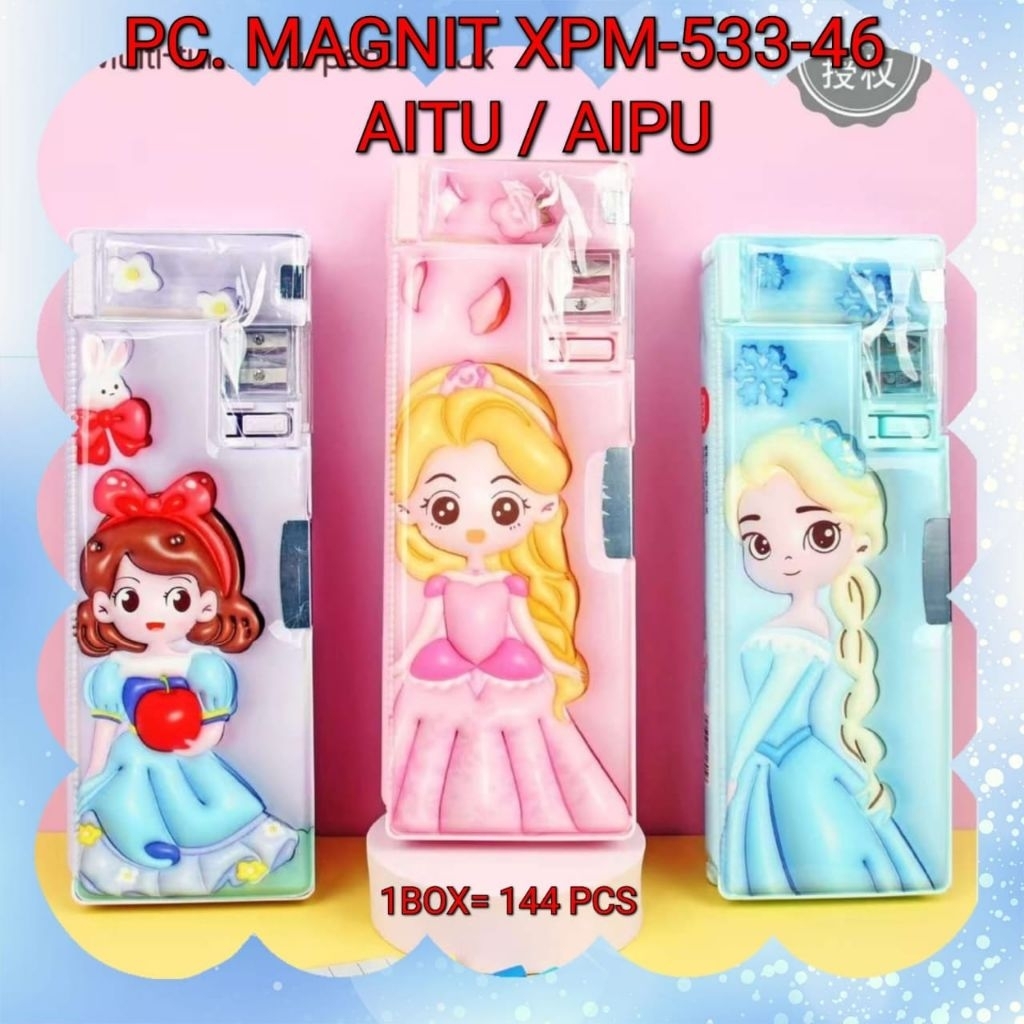 

(6 PCS) KOTAK PENSIL MAGNIT PRINCESS