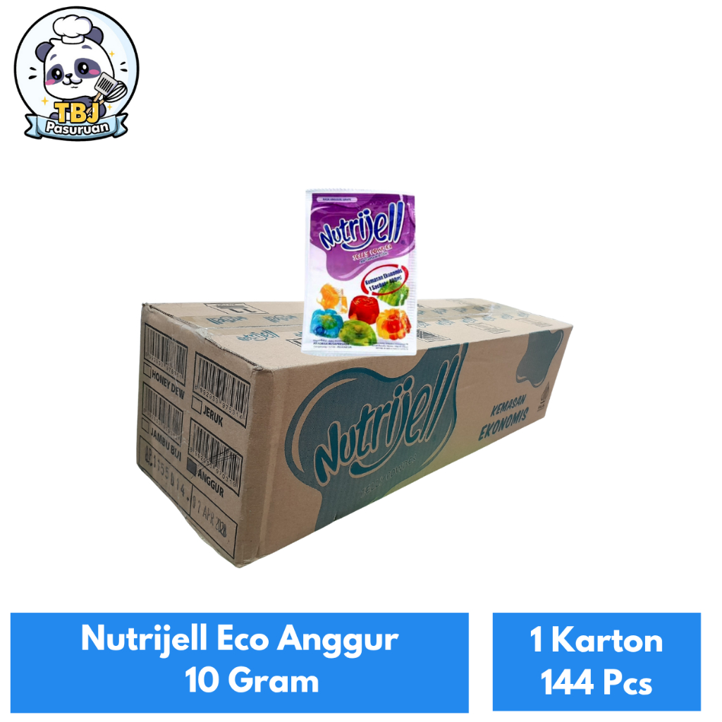 

Nutrijell Eco Anggur 10 Gram Kemasan 1 Karton Isi 144 Pcs