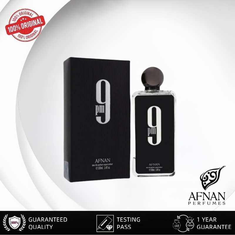✅100%Original Afnan 9 Pm/Afnan 9 Am Dive/Afnan Edp Parfum 100ml/Parfum 9pm/Afnan Official Shop/Afnan