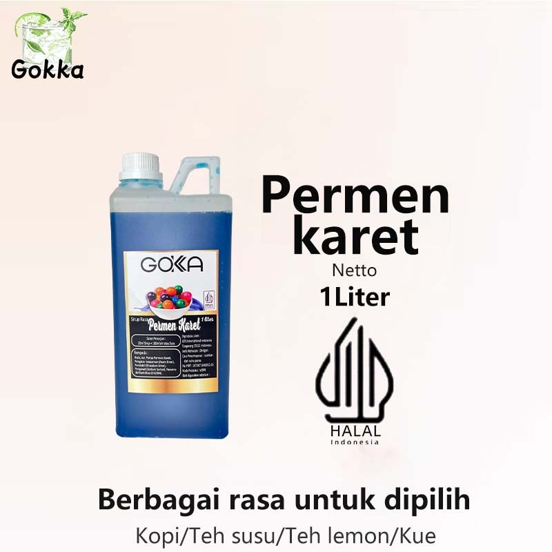 

Gokka Permenkaret Syarup 1l - Sirup Permenkaret Gokka - Halal