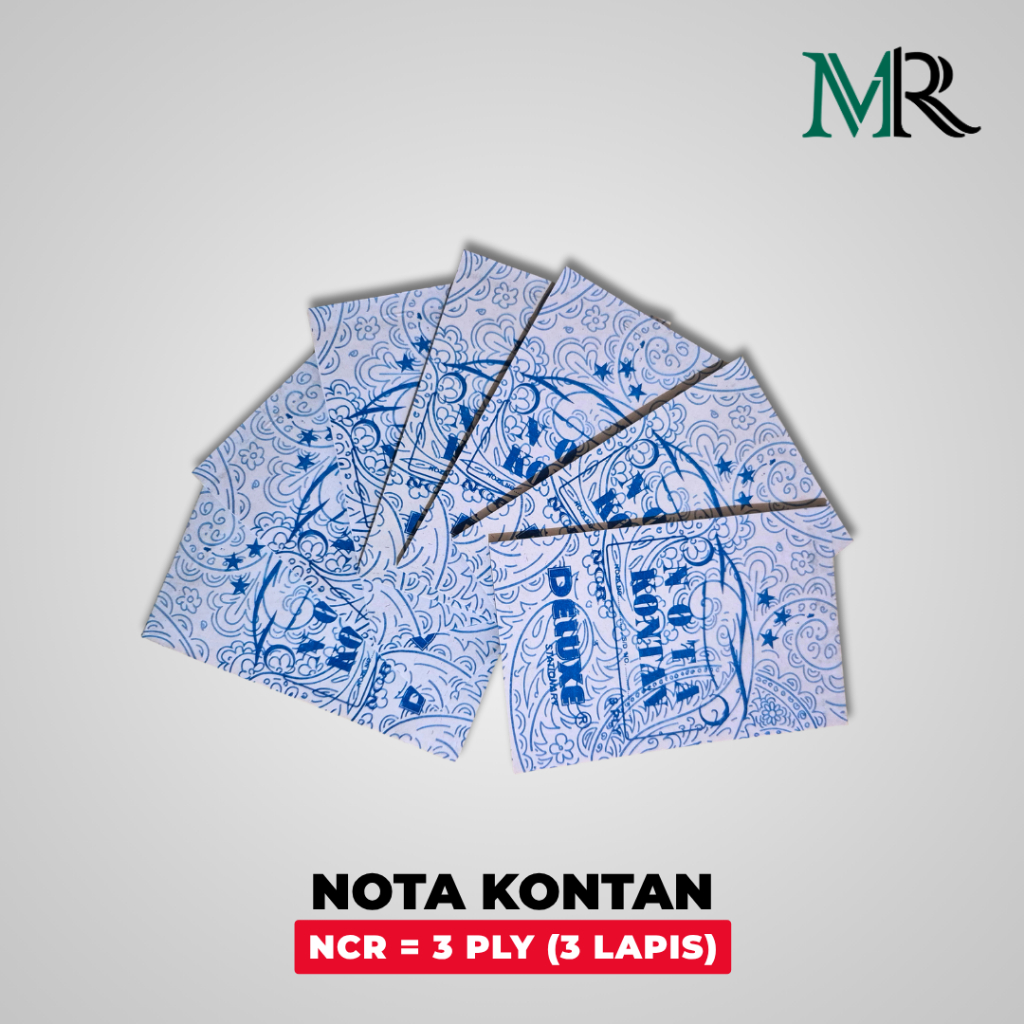 

Nota Kontan/Bon Rangkap 3 - 1 Pack Isi 12 Buku (16 Set/Buku)
