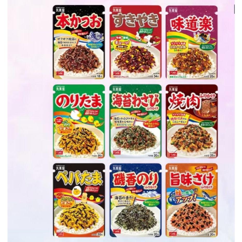 

Marumiya Furikake Rice Topg Abon Tabur Orinal Japan / Furikake Jepang Noritama / Ajidoraku / Sukiyaki / Salmon / Yakiniku / Honbonito / Pepatama / Tarako [Non MSG] [PT125]