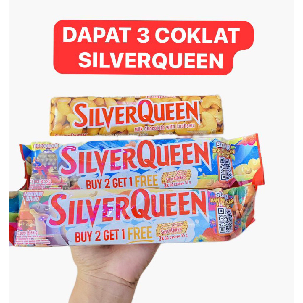 

[DAPAT 3] COKLAT SILVERQUEEN 55gr SPECIAL KEMERDEKAAN