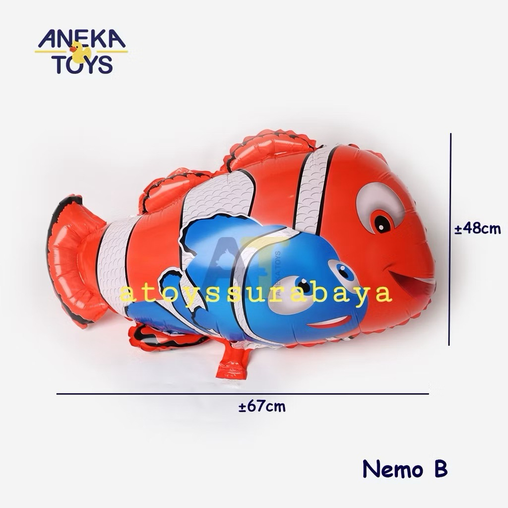 MIX NEMO 2 WARNA SAPI B HIU POLOS KUDA PONY RAMBUT BEBEK TANGGUNG DOFF BANGAU PANDA ASTRONOT DINO TE