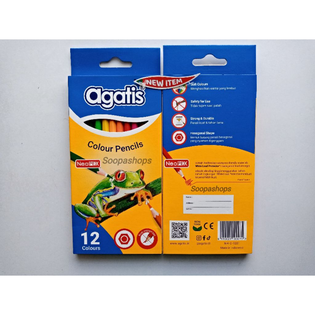 

Pensil Warna Agatis NeoPEX Hexagonal C12