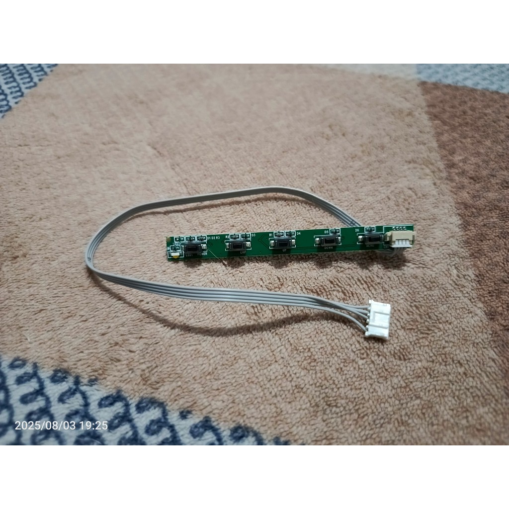 PCB Tombol Monitor Koorui 24E4 Gaming LED Board Mesin Spare Part
