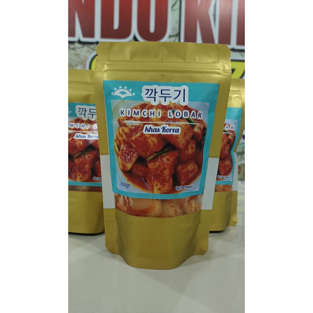 

KIMCHI LOBAK/KKAKDUGI acar Korea halal
