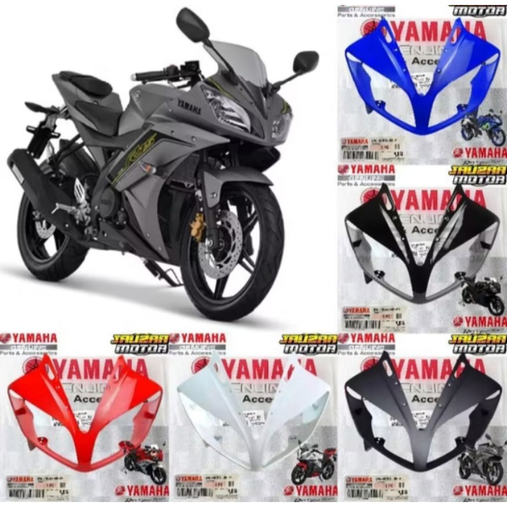 COVER TAMENG LAMPU DEPAN R15 V2 OLD ORIGINAL