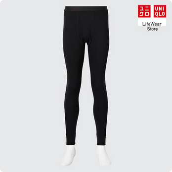 Uniqlo HEATTECH Katun T-Shirt Kerah Bulat (Ekstra Hangat) | CELANA HEATTECH