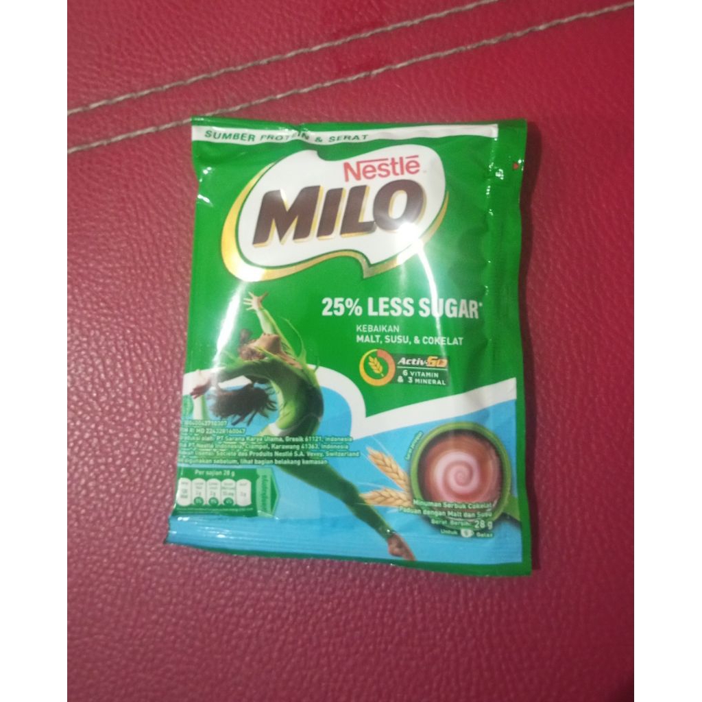 

Milo sachet 22 gram / Milo Less Sugar 28 gram