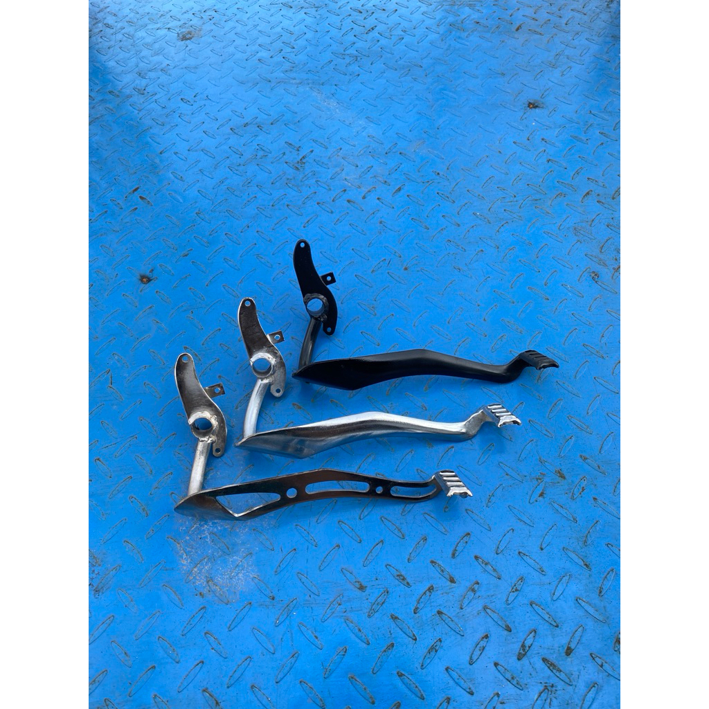 PEDAL REM CRYSTAL CRISTAL TUNE MIRIP ORI PNP CB GL MP TIGER MODEL COAK CHROME HITAM TEBAL