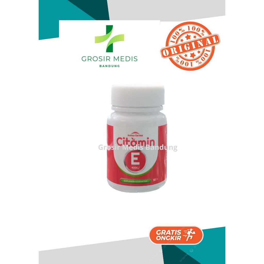 CITAMIN VIT E 400IU | vitamin E | vitamin untuk kulit
