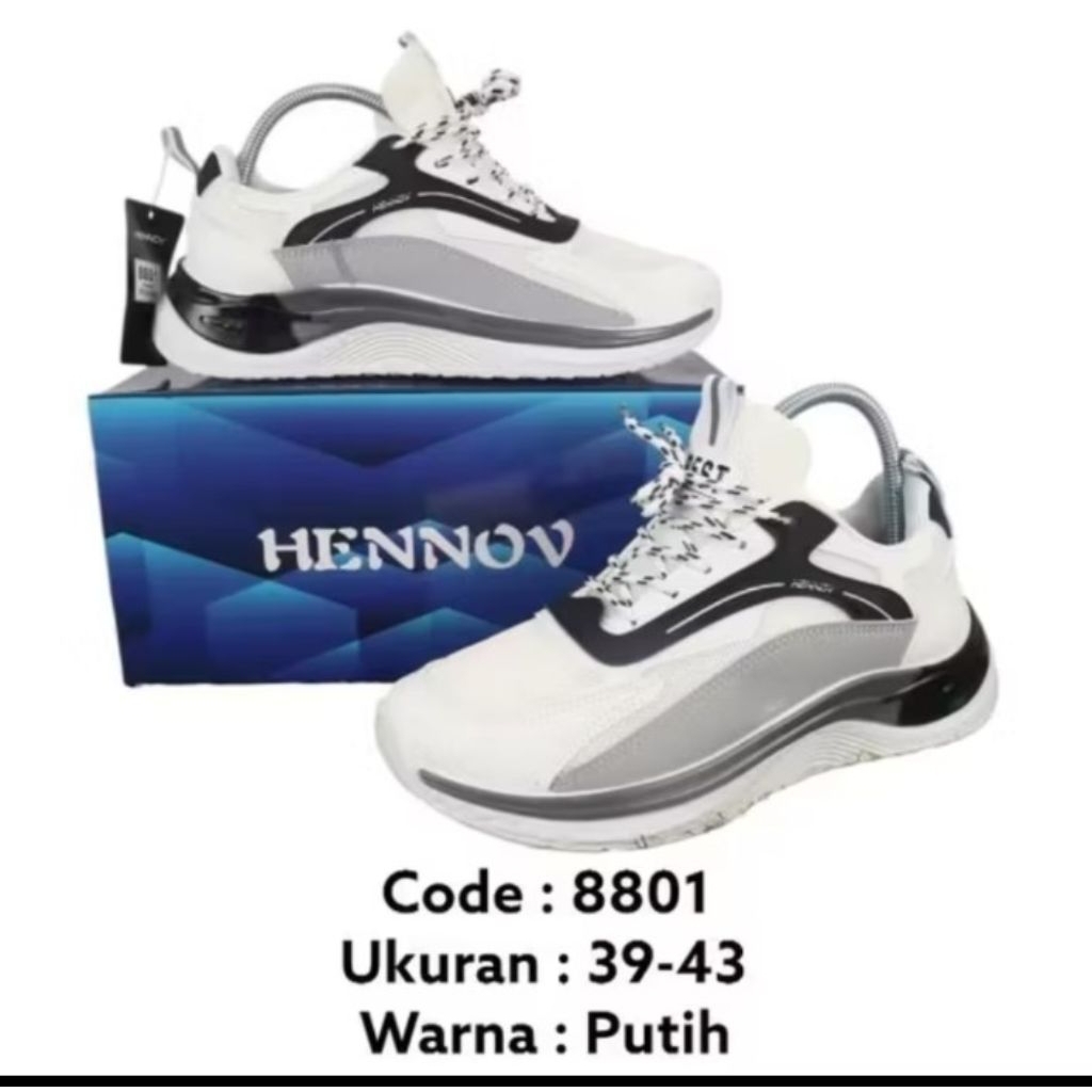 SEPATU, SEPATU HENNOV, SEPATU JALAN, SEPATU PRIA, SEPATU JALAN COWOK, SEPATU COWOK, SEPATU PUTIH, SE