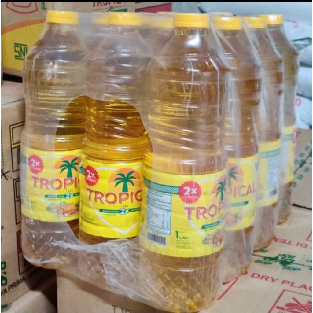 

Minyak Goreng Tropical botol 1liter isi 12pcs