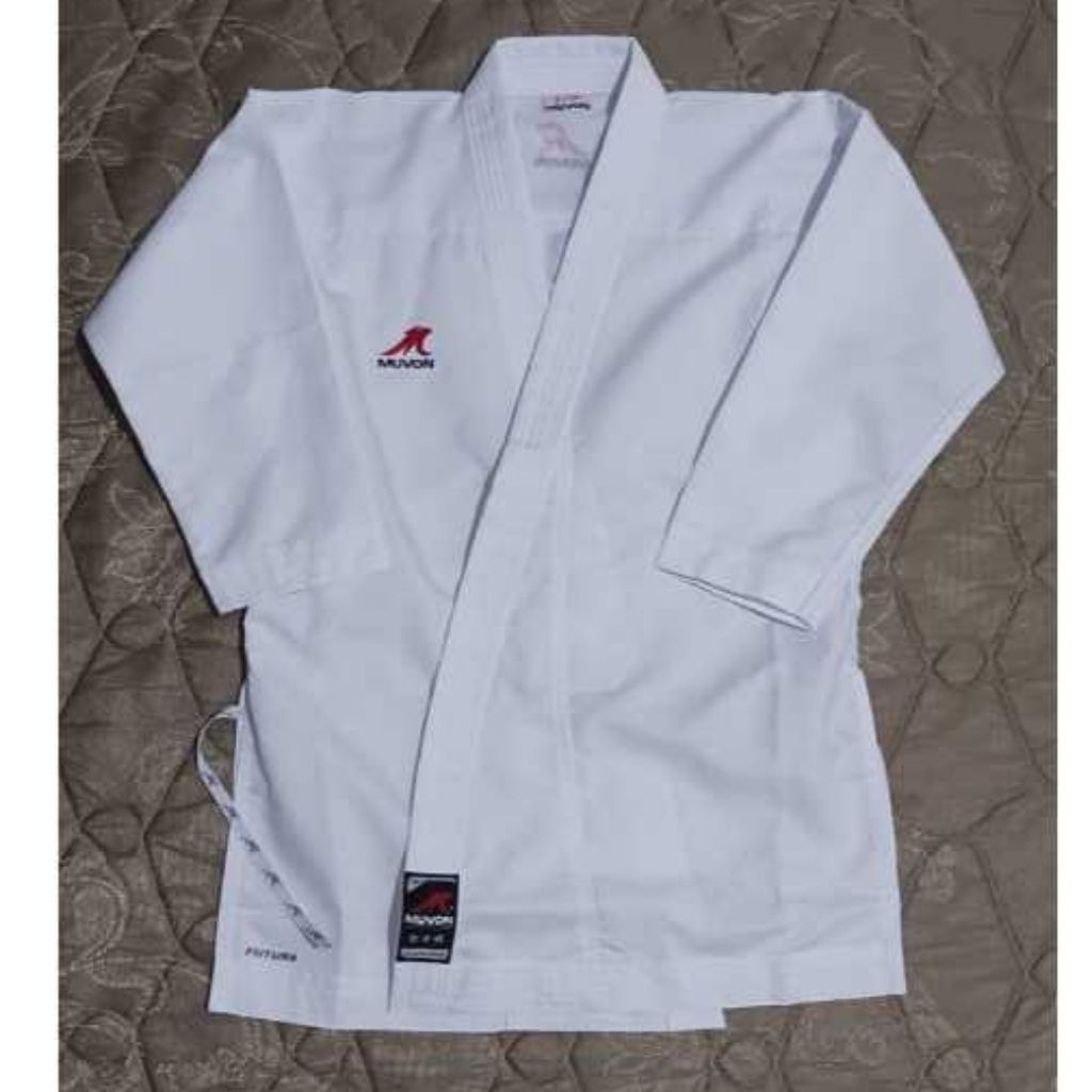Baju Karate Gi Muvon Kumite Futura 3.0 Wkf Style (Setelan Baju + Celana), Exclusive Design. 100%