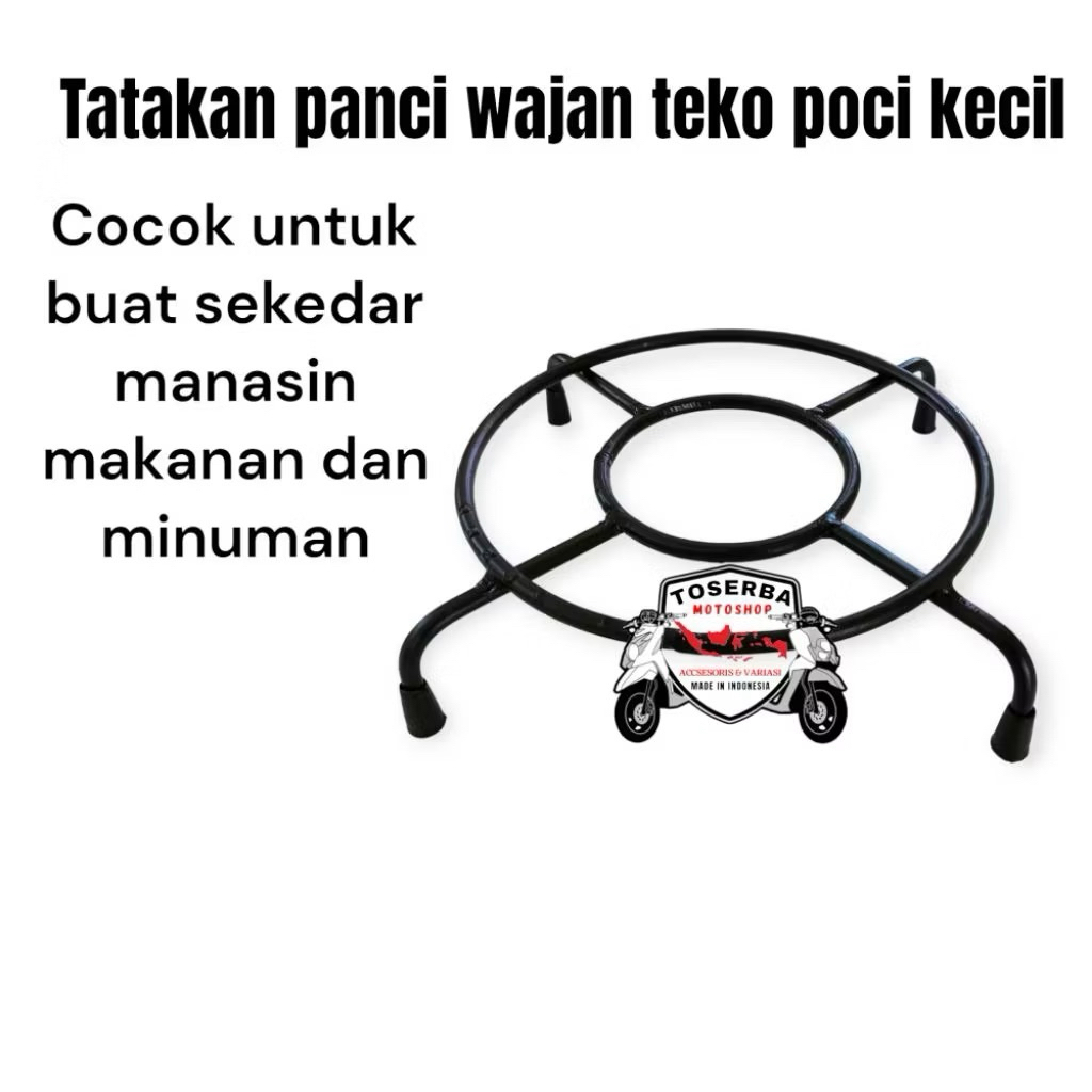 tatakan kompor panci teko wajan poci kecil