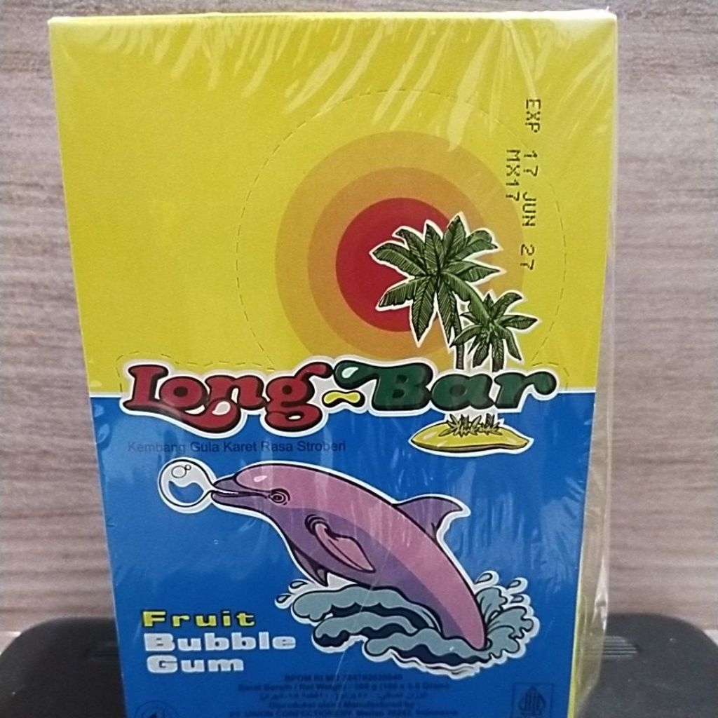

Longbar / Kembang Gula Karet Rasa Stroberi isi 100 pcs