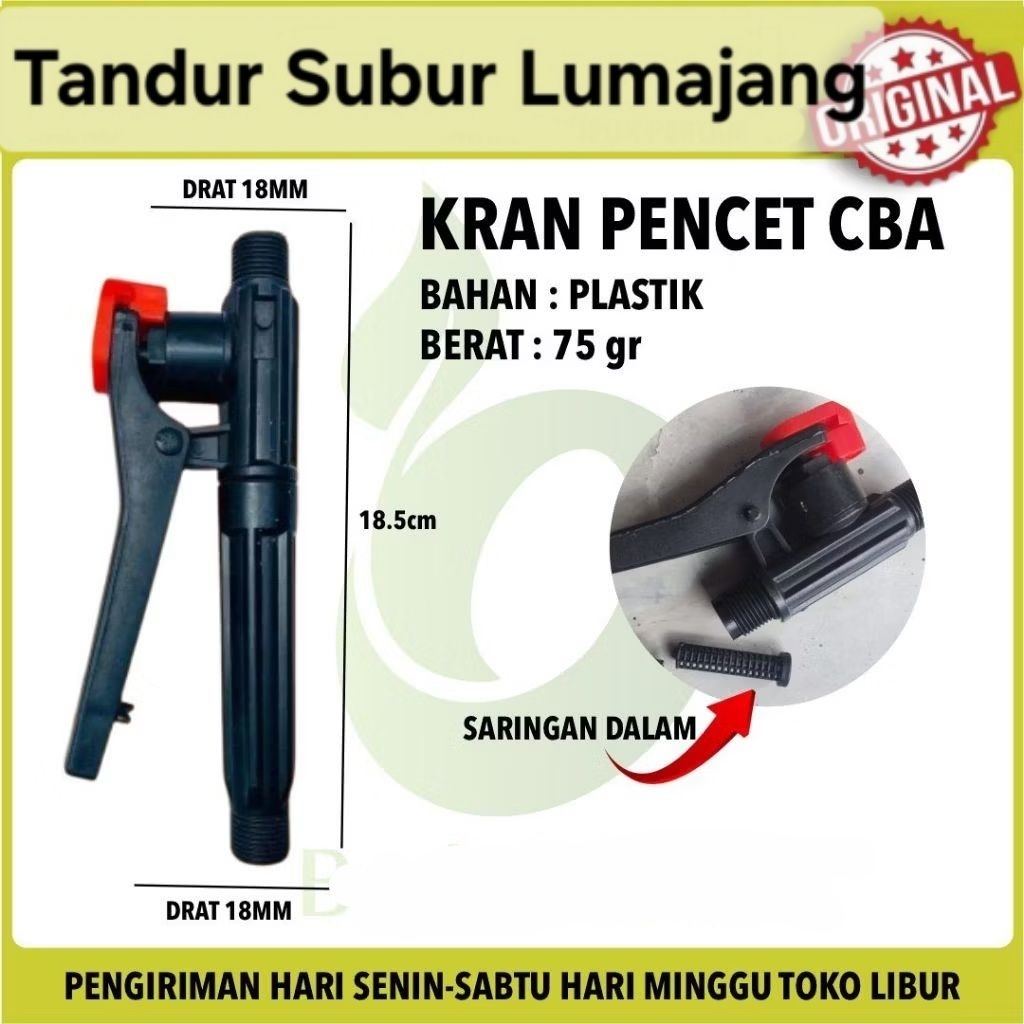 Handle Kran CBA murah , Gagang Pencetan Tangki Semprot Elektrik DGW