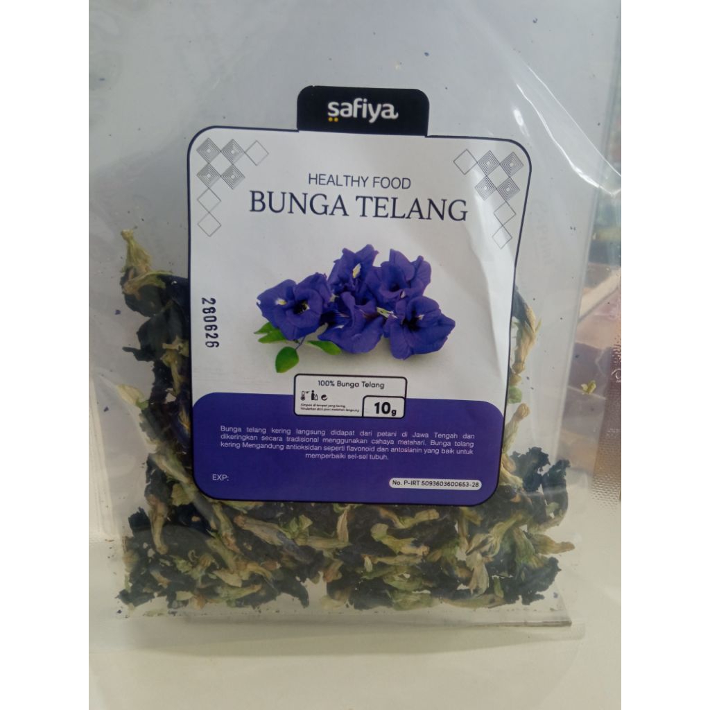 

Teh Bunga Kembang Telang Safiya 10 g