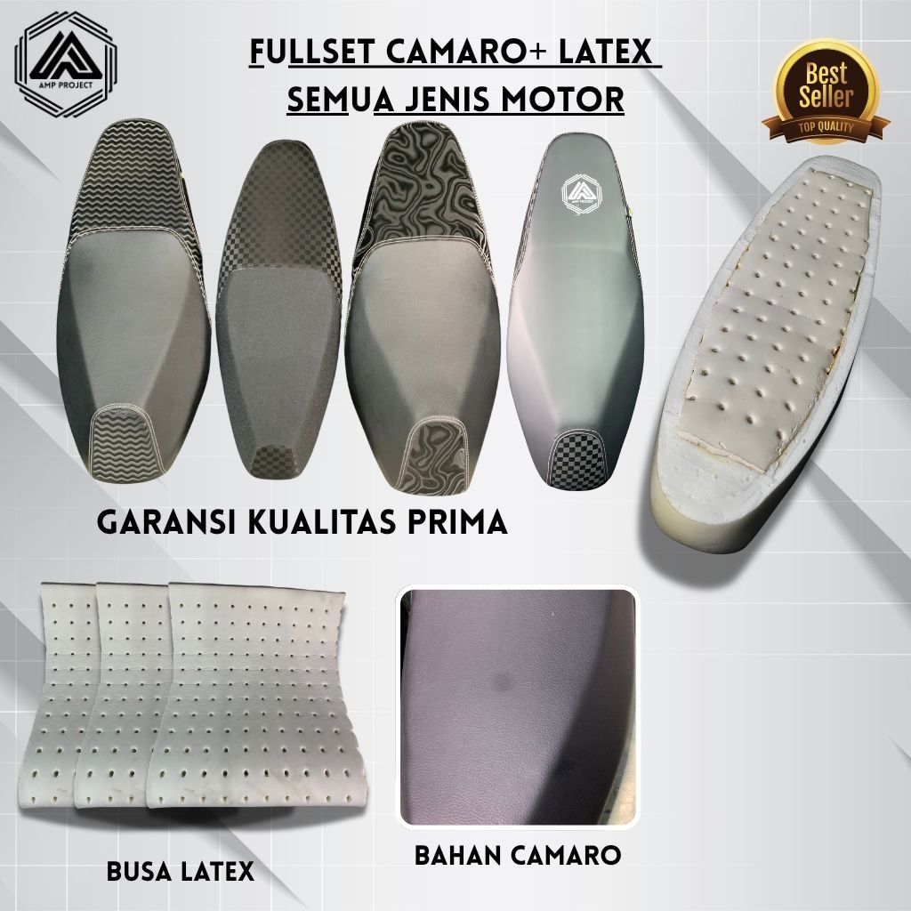 JOK LATEX - BUSA LATEX JOK MOTOR - MBTECH CARRERA MIX CATUR atau Polos Jahitan Tengah Motor vario 16