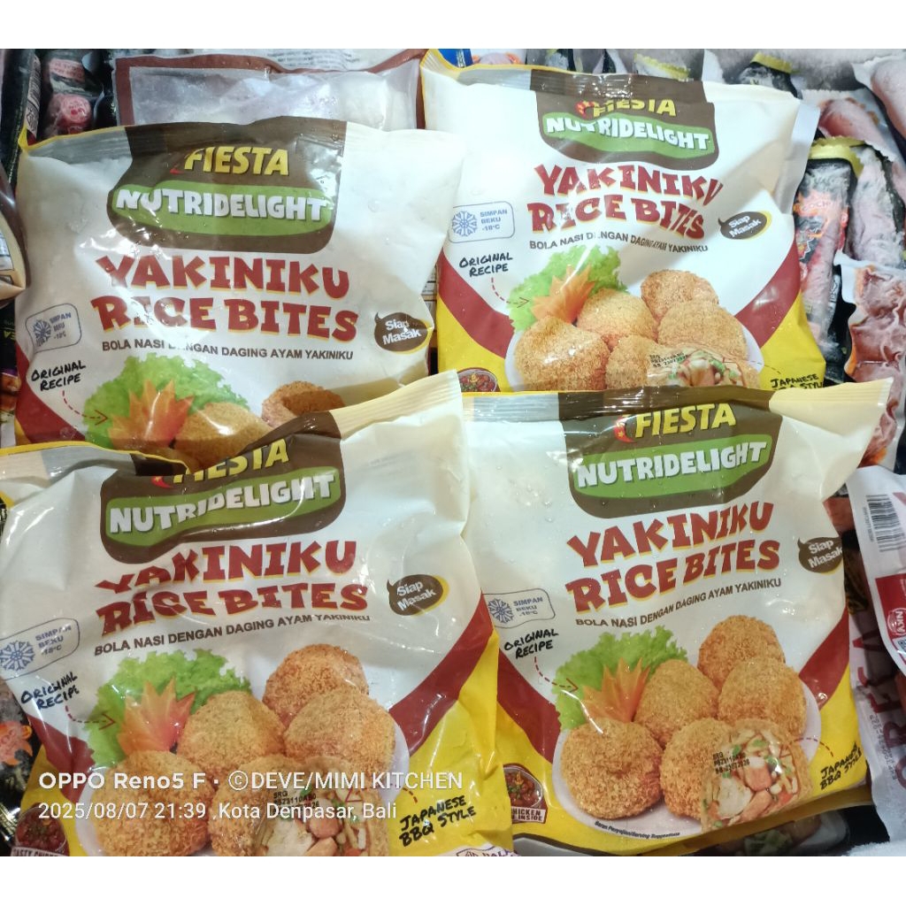 

Fiesta Yakiniku Rice Bites Bola Nasi dengan Daging Ayam Yakiniku 400gr