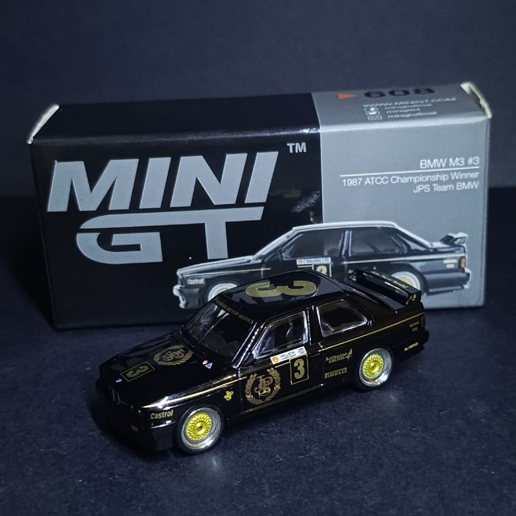 MINI GT BMW M3 #3 1987 ATCC CHAMPIONSHIP WINNER JPS TEAM BMW