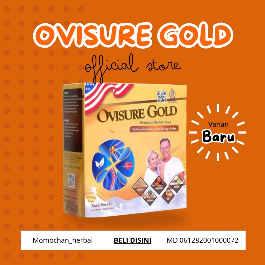 

Ovisure Gold Susu Tulang dan Sendi | Atasi Nyeri Sendi, Rematik, Osteoporosis | BPOM Resmi