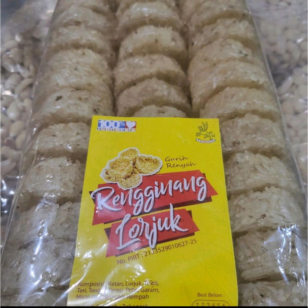 

rengginang lorjuk isi banyak enak renyah