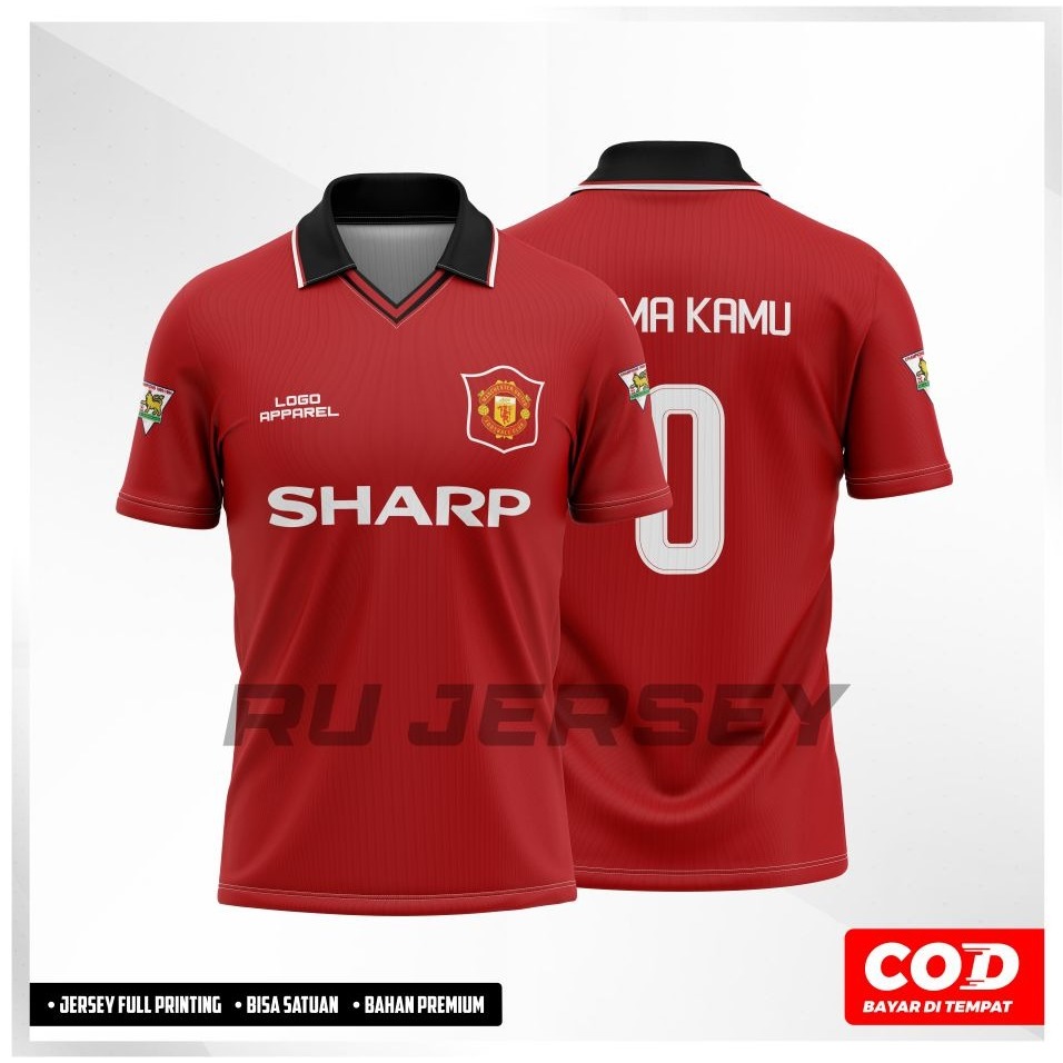 Jersey MU UTD 1995 FULL PRINTING