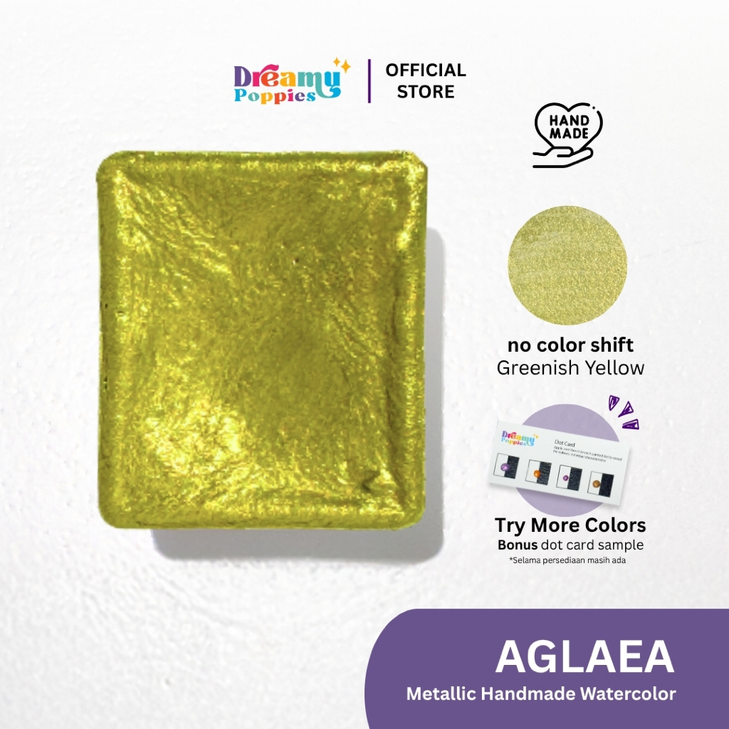 

Dreamy Poppies Aglea Honkai Star Rail Inspired Handmade Mettalic Watercolor