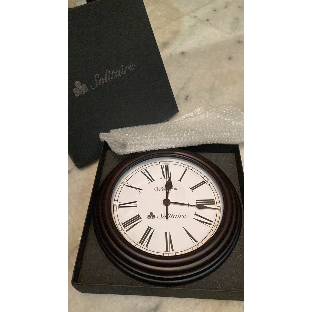 Bca SOLITAIRE jam dinding gift merchandise hadiah bca prioritas mandiri uob hsbc dbs ocbc standard c