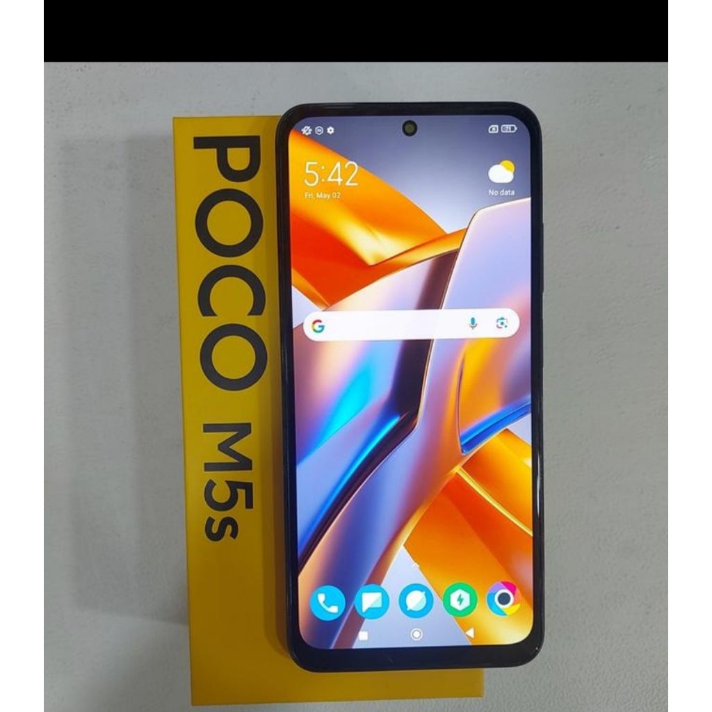 hp bekas poco m5s 6/128 . hp dus saja. segel normal.