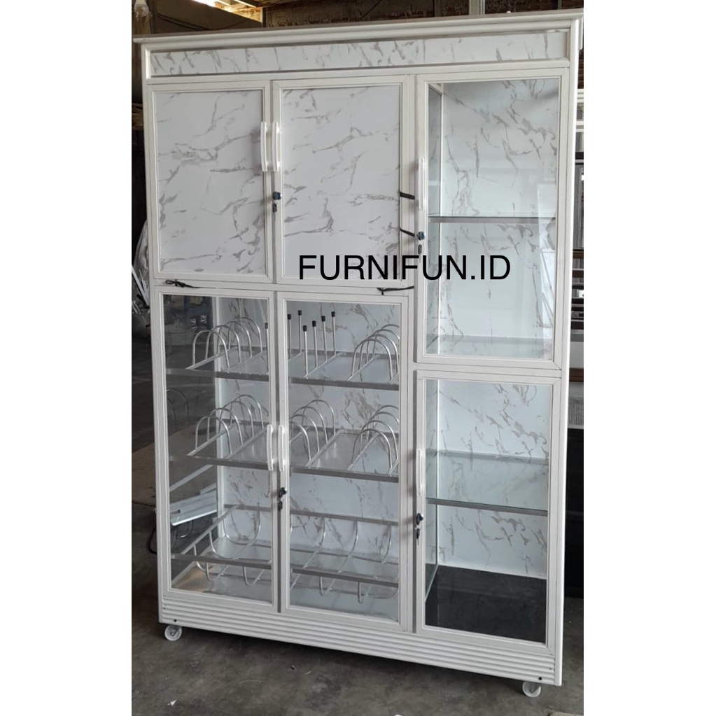 Rak Piring Bungkus Acp / Rak Piring Aluminium