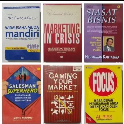 Buku Bisnis/Marketing Rhenald Kasali/Hermawan Kartajaya DLL