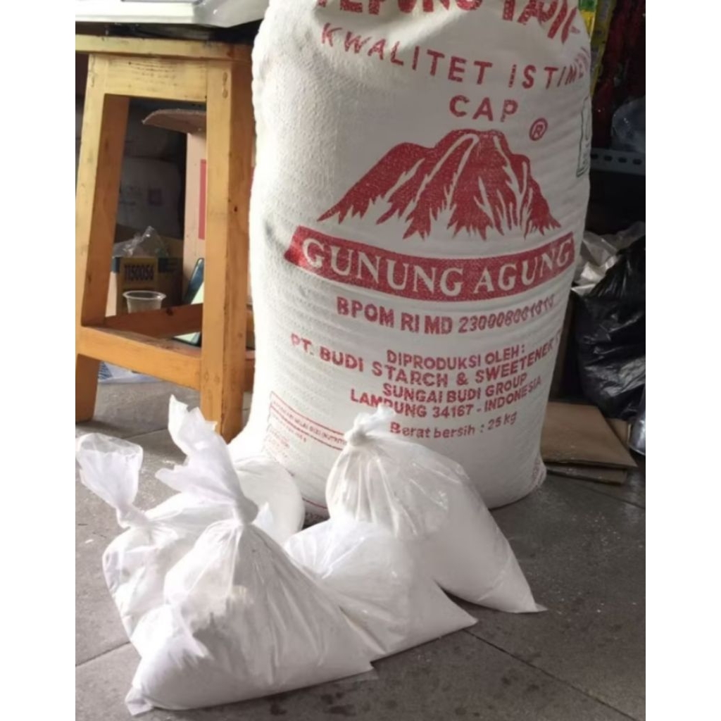 

Sagu Gunung Agung Merah Tapioka 1 Kg 500 Gr 250 Gr Repack