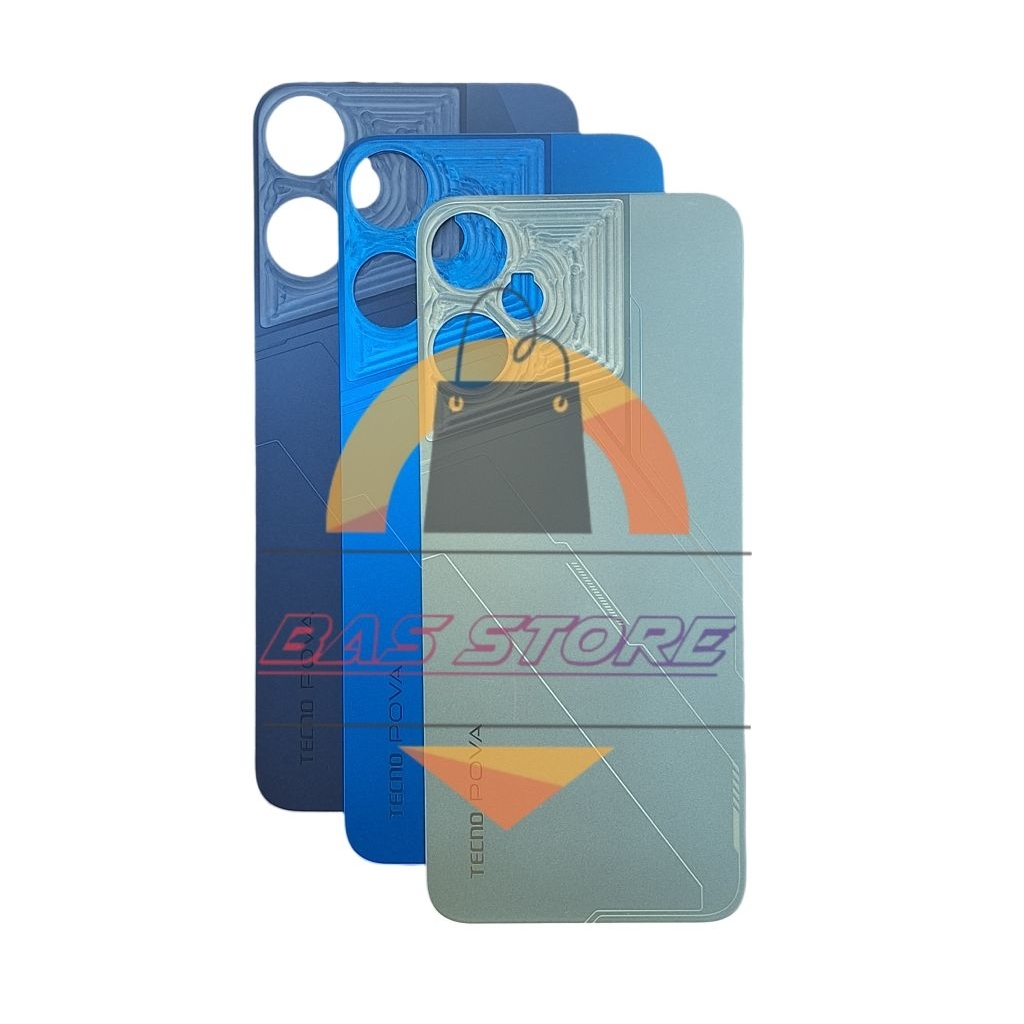 BACKDOOR - BACKCOVER - BACK CASING TECNO POVA NEO 3 LH6N TUTUP BELAKANG