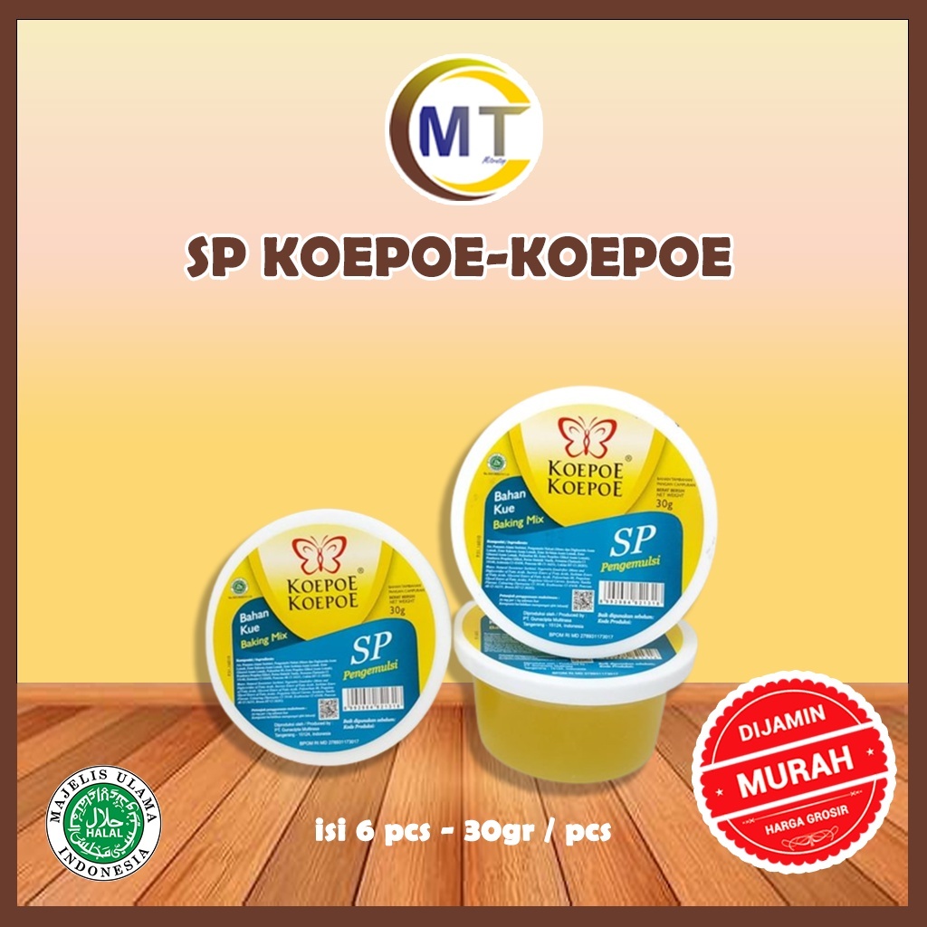 

SP Koepoe koepoe 30 gram 1pcs pengemulsi / pengembang kue TERMURAH
